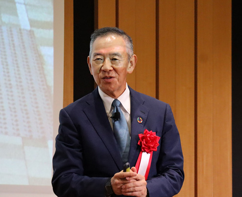 図1 ラピダスの代表D締役社長に任した小池I ^真は2022Q8月のFlash Forward Japanセミナーにて