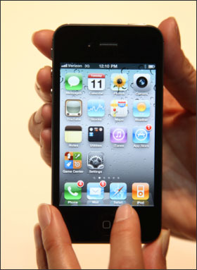 図 CDMAネットワークを使うiPhone4 ベライゾンが発表