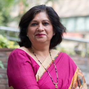 図1 インドTERI(The Energy and Resources Institute)のDirector GeneralであるVibha DhawanF士