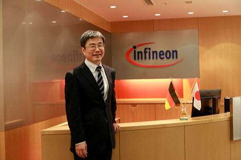 図1 川崎 郁也、インフィニオンテクノロジーズジャパン株式会社 代表D締役社長