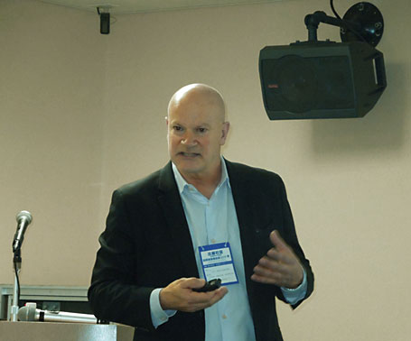図1 ON Semiconductor Intelligent Sensing Group, Industry Solutions, VP & General ManagerのHerb Erhardt(hu━)