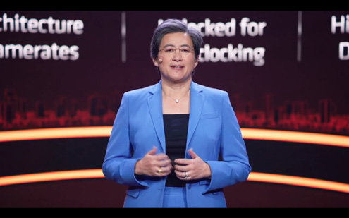 図1 CES 2021のオンライン基調講演でのAMD CEOのLisa Sue