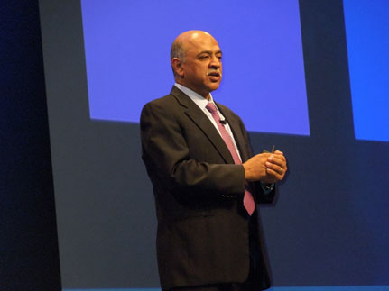 図1 IBMのHybrid Cloud兼IBM Research Director担当Corporate Senior VPのArvind Krishna
