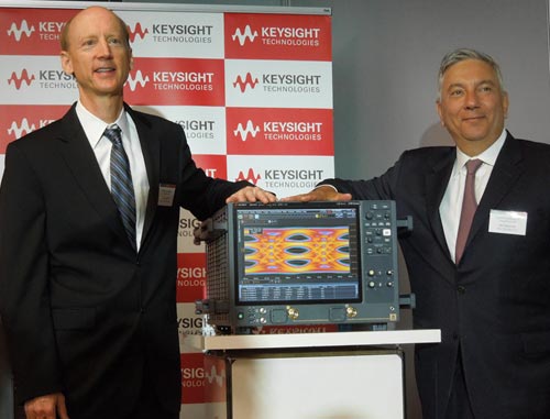 図1 Keysightの社長兼CEO Ron Nersesian(hu━)と、シニアVP兼CTO Jay Alexander(hu━)